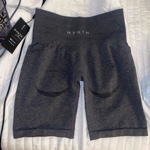 NVGTN black speckled biker shorts